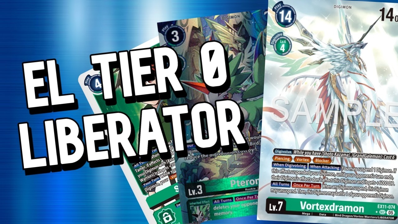 Deck Profile VortexDramon (Ex11) | El MEJOR Deck Liberator | Digimon Card Game