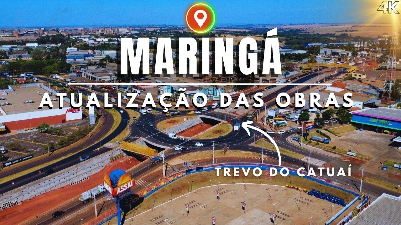 Maringá atualização da nova pista do Catuaí 