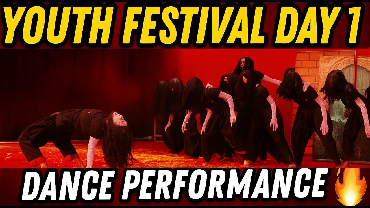 Youth Festival Day 1🔥|  Dance Performance💃 | #youthfestival2025 #klp #dance #viral