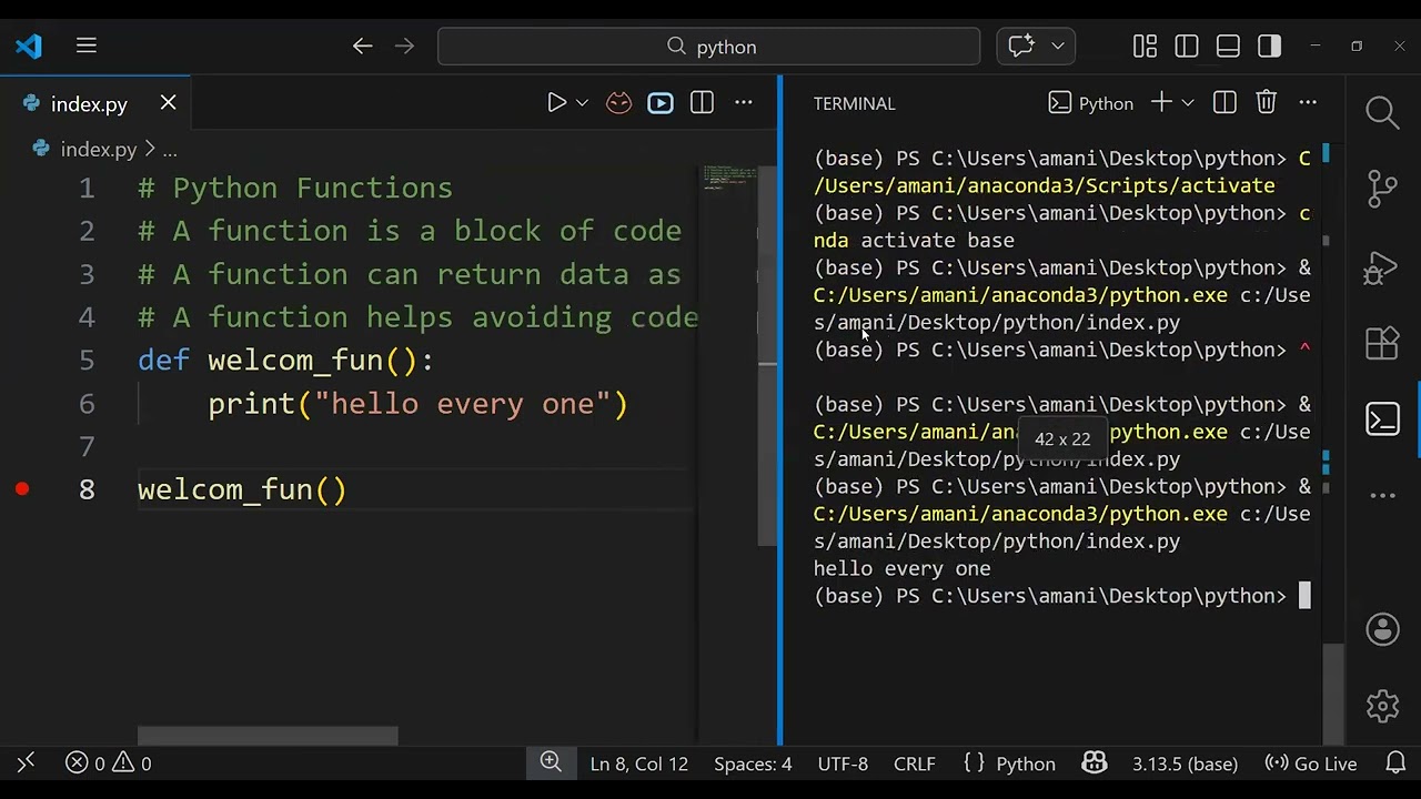 PYTHONفي Function-  return -parameters- arguments-شرح