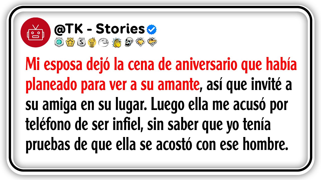 Mi esposa dejó la cena de aniversario que había planeado para ver a su amante, así que invité...