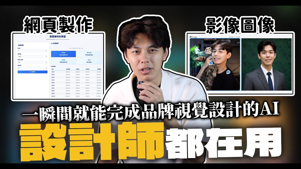 【Lovart AI】瞬間完成各種品牌設計，連網頁都能直接做給你！設計師都超愛用的AI實測！| 開箱找秉鈞 |