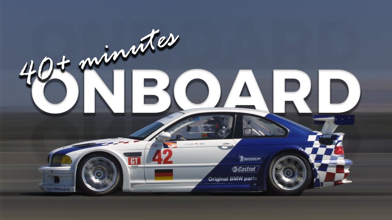 Mix of EVERY M3 GTR Onboard | 2001 American Le Mans Series