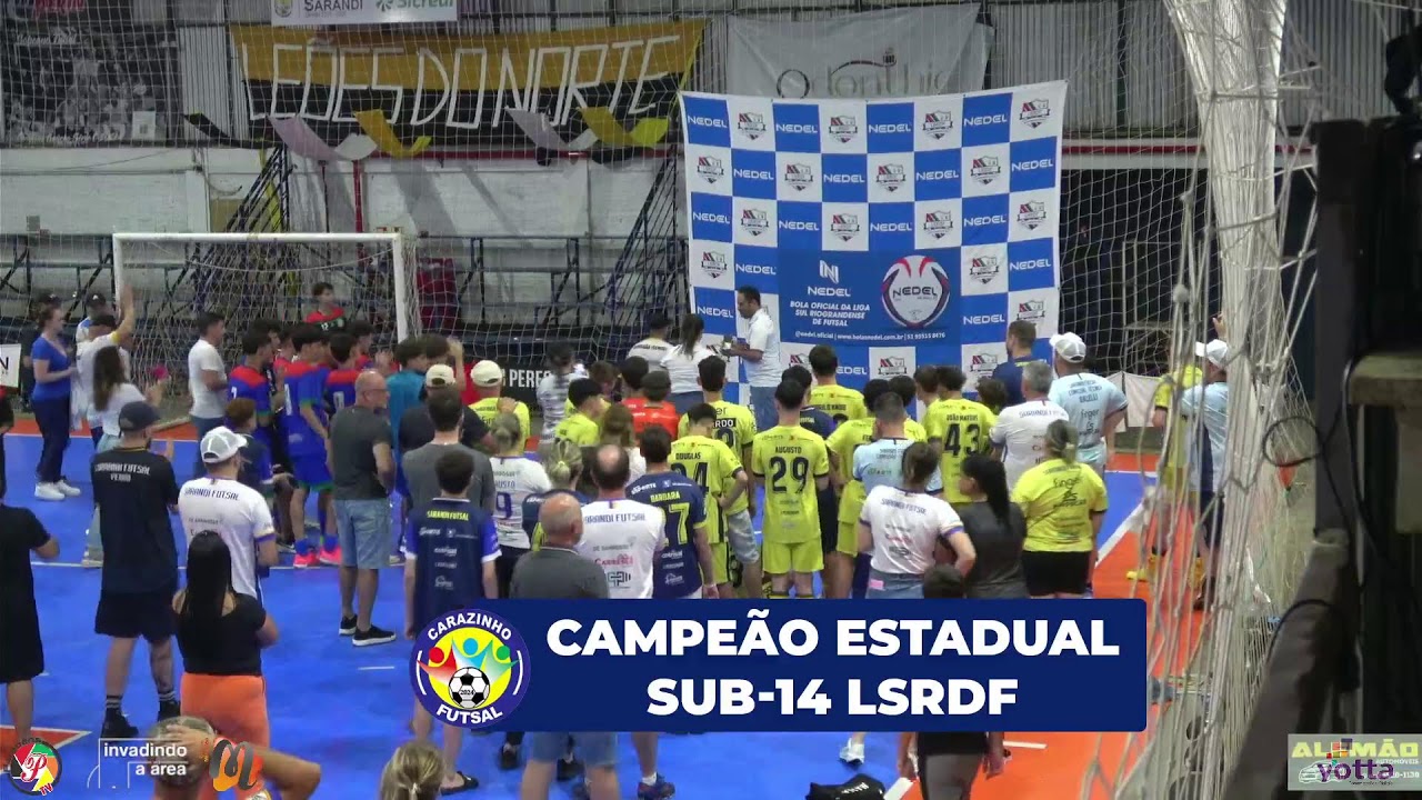 FINAL ESTADUAL SUB-14 - SARANDI FUTSAL x CARAZINHO FUTSAL