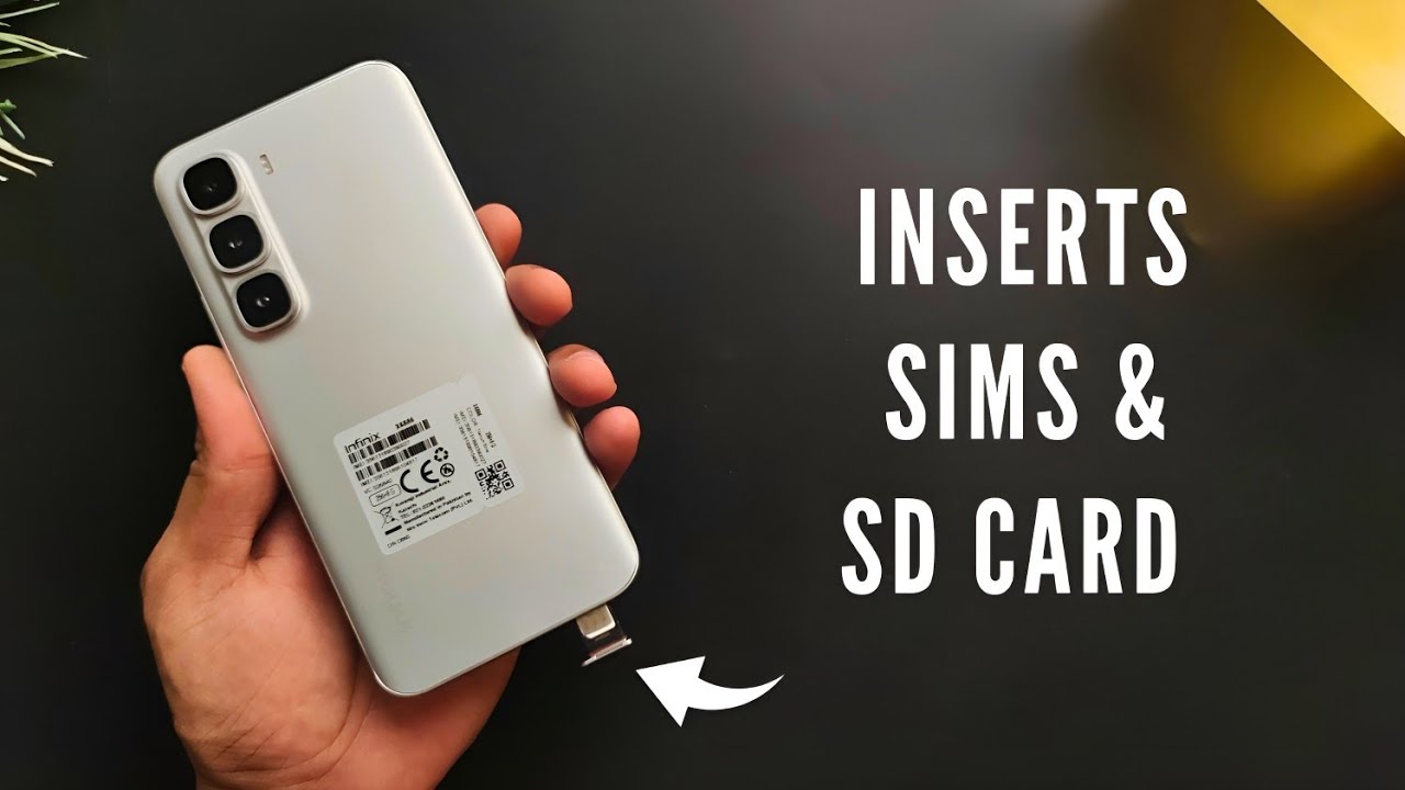Infinix Hot 60 Pro Plus How To Inserts Sims & SD Cards | Step By Step | 