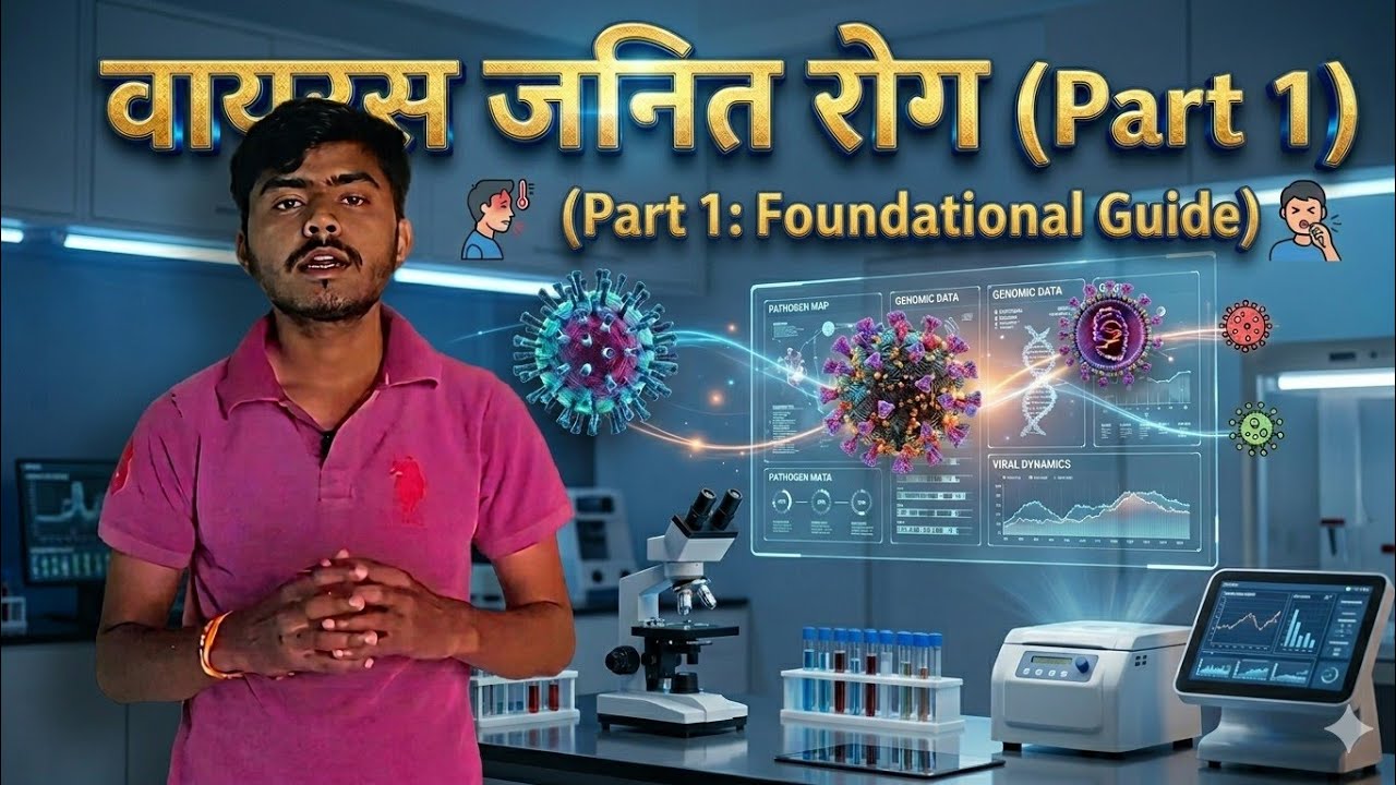 वायरस जनित मानव रोग (Virus Diseases in Humans) - Part 1 | Science for Rajasthan Exams 2026