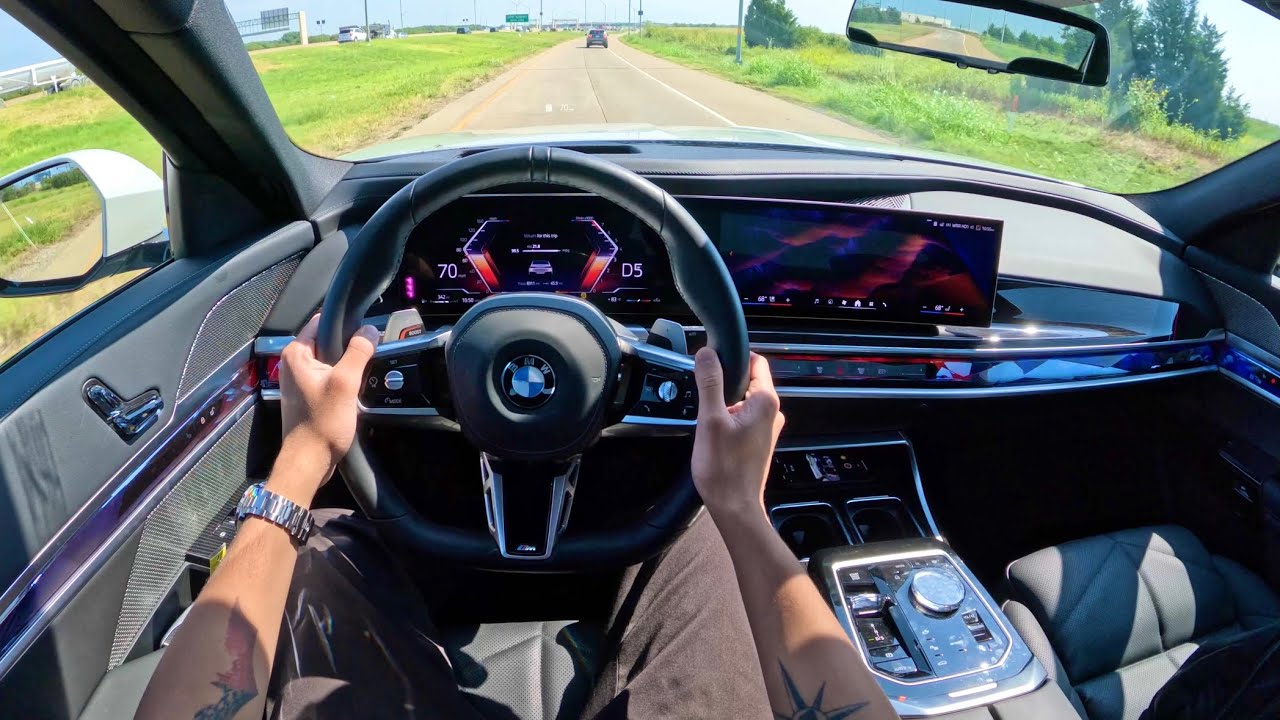 2025 BMW 740i M Sport - POV Driving Impressions