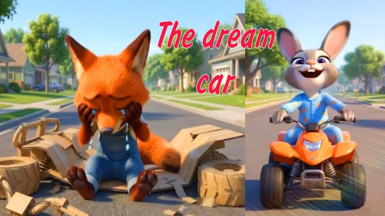“Poor Fox Builds a Dream Car | Heartwarming Kids Animation Story” ZOOTOPIA