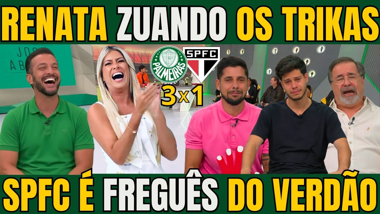 JOGO ABERTO! RENATA E EDU ZUANDO MUITO OS TRICOLORES APÓS MAIS UMA VITORIA DO VERDÃO