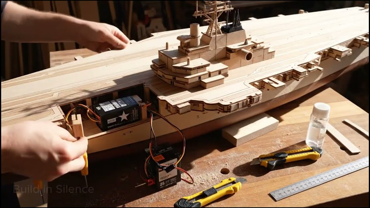 Inside the Build of USS Abraham Lincoln Aircraft Carrier Model