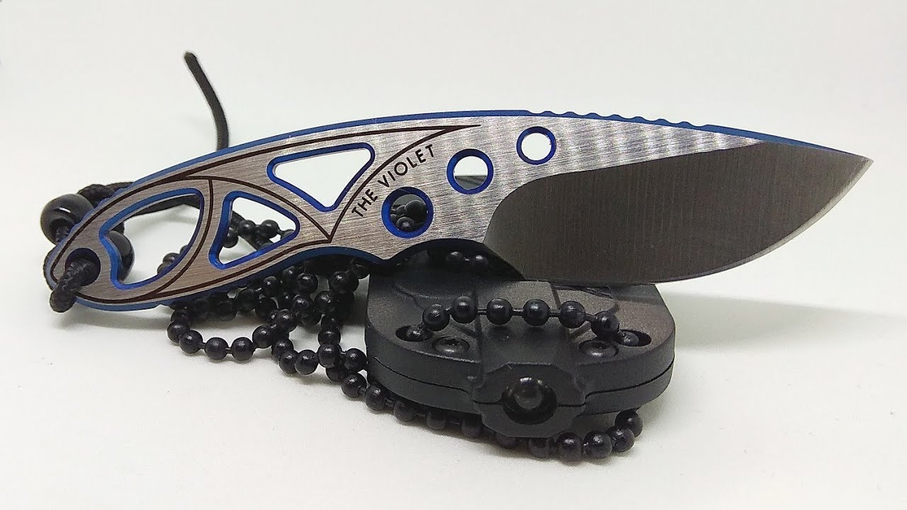 Unboxing ножа Sanrenmu 4101 Blue titanium
