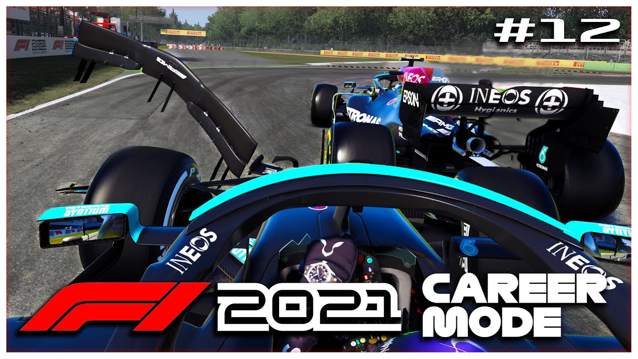 F1 2021 CAREER MODE Part 12 | THE TWO MERCEDES COLLIDE! AMAZING BATTLE FOR THE LEAD!