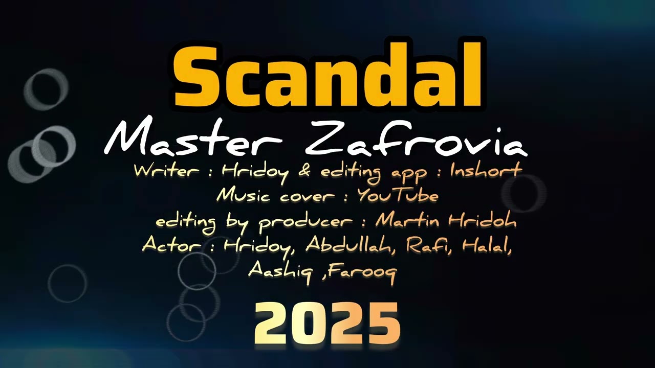 trailer : Scandal🔥 | Master Zafrovia | comedy | 2025 