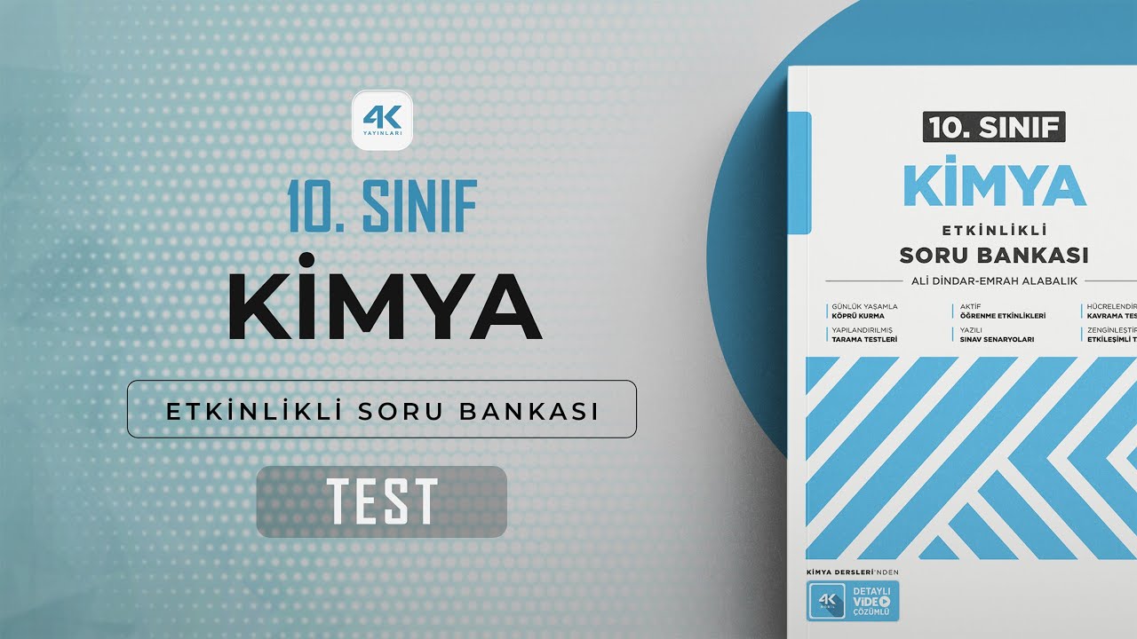 10. Sınıf Kimya ESB Tema 01 Soru Çözümleri