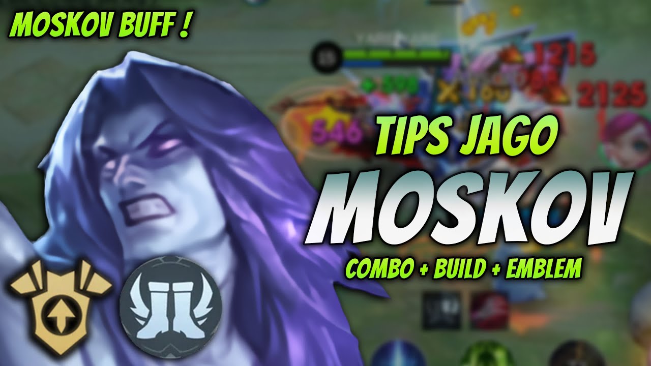 CARA MAIN MOSKOV BUFF ! BUILD & EMBLEM MOSKOV TERBARU 2024 ! | MOSKOV GOLD LANE GAMEPLAY