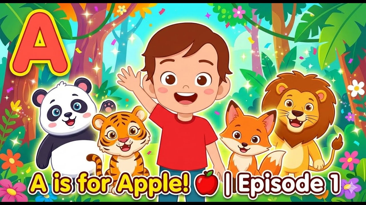 Episode 1: ABC Fun for Kids – A is for Apple to Awesome! ✅