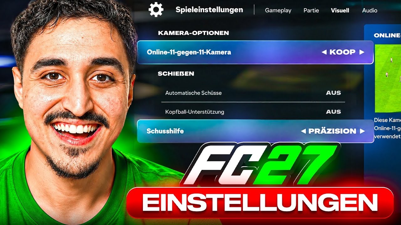 DIE BESTEN EA FC 27 EINSTELLUNGEN! 🚨 CONTROLLER, KAMERA & MEHR! ✅👀