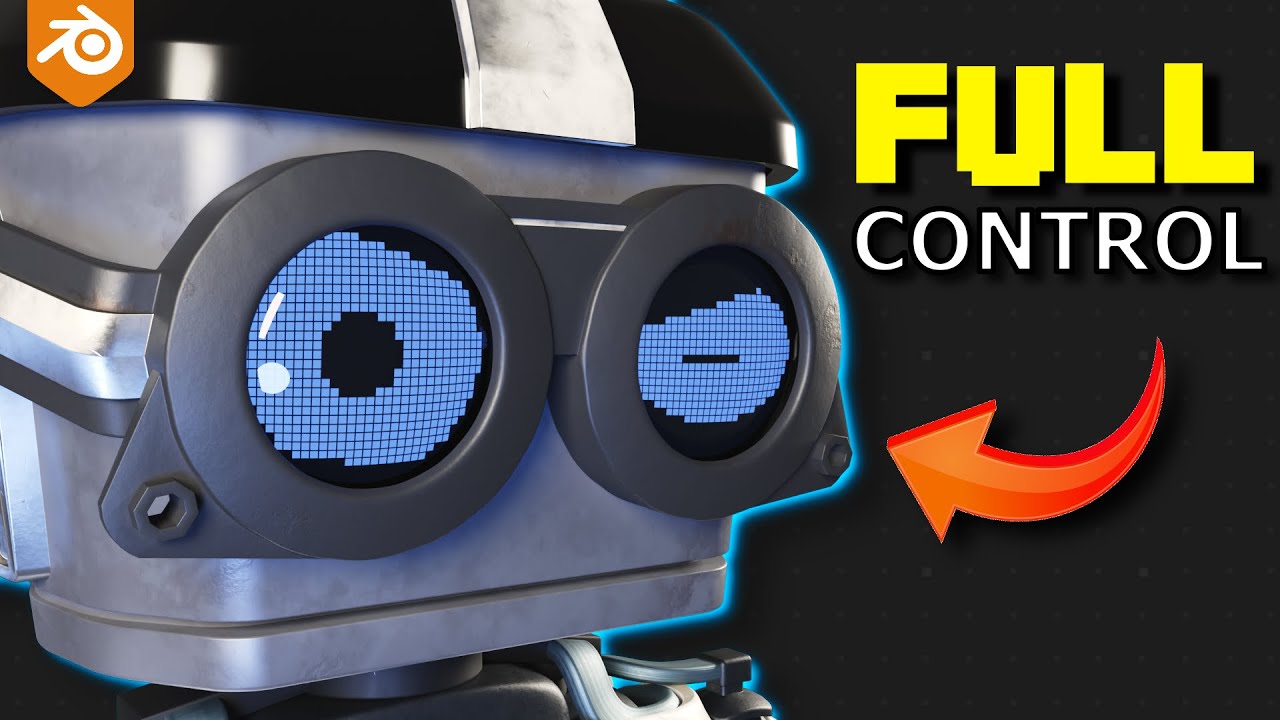 How to make PIXEL EYES in Blender!