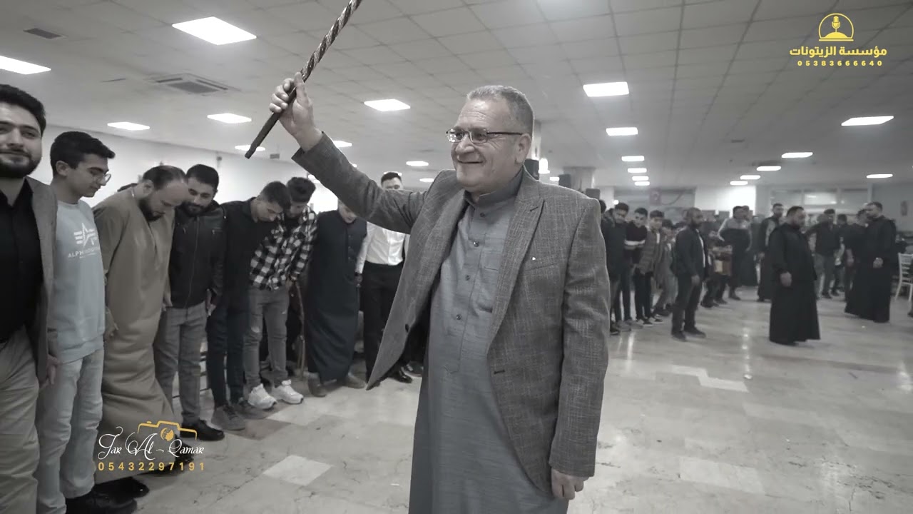 افراح أهالي الحاضر حفل خطوبة العريس يوسف محمد العمرالفنان خالد الجبوري ج 3