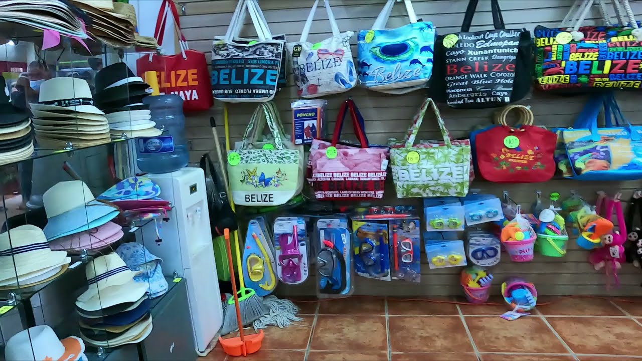 BELIZE PIER. GOING AROUND TO BUY SOME SOUVENIRS. PART 1
