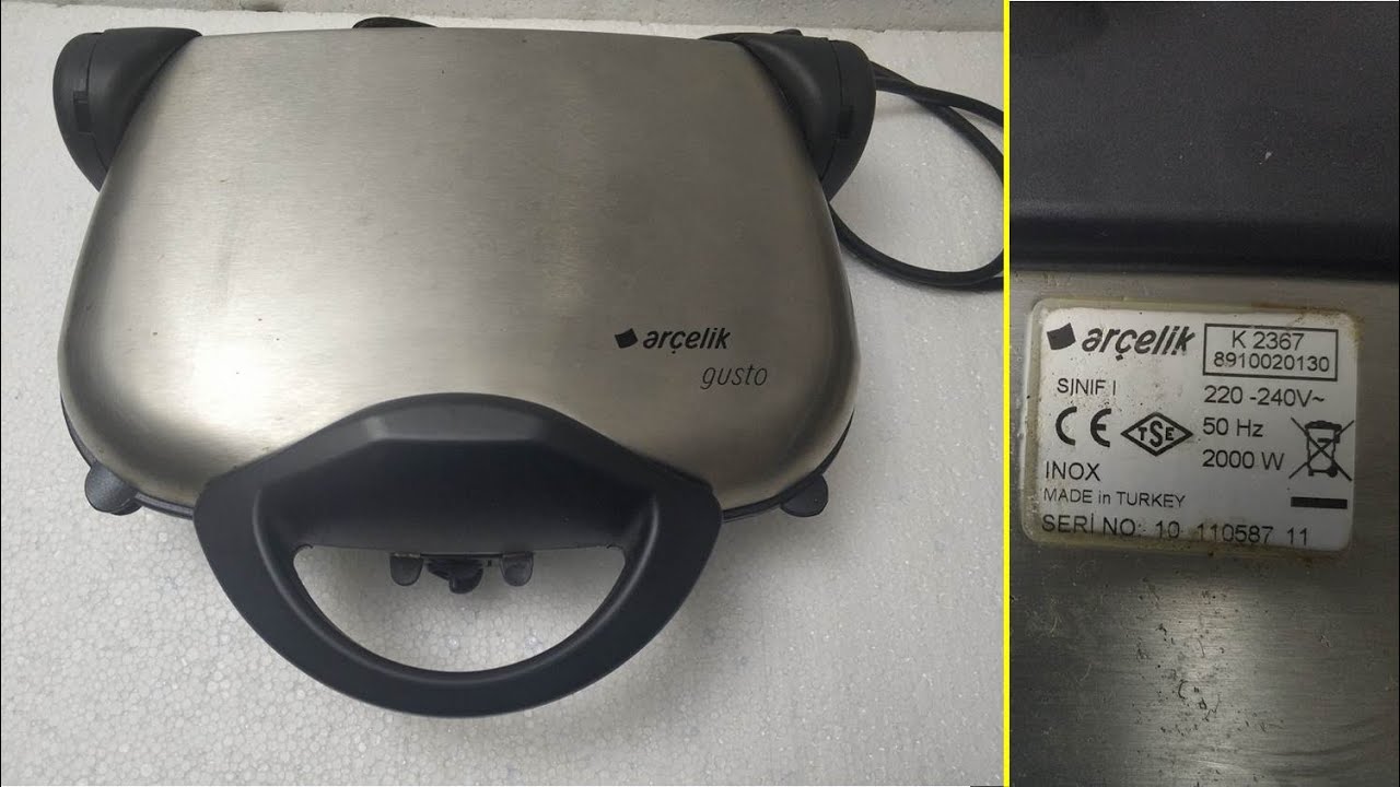 Tost Makinesi Sökümü  ve Tamiri (Arçelik Gusto - K2367)