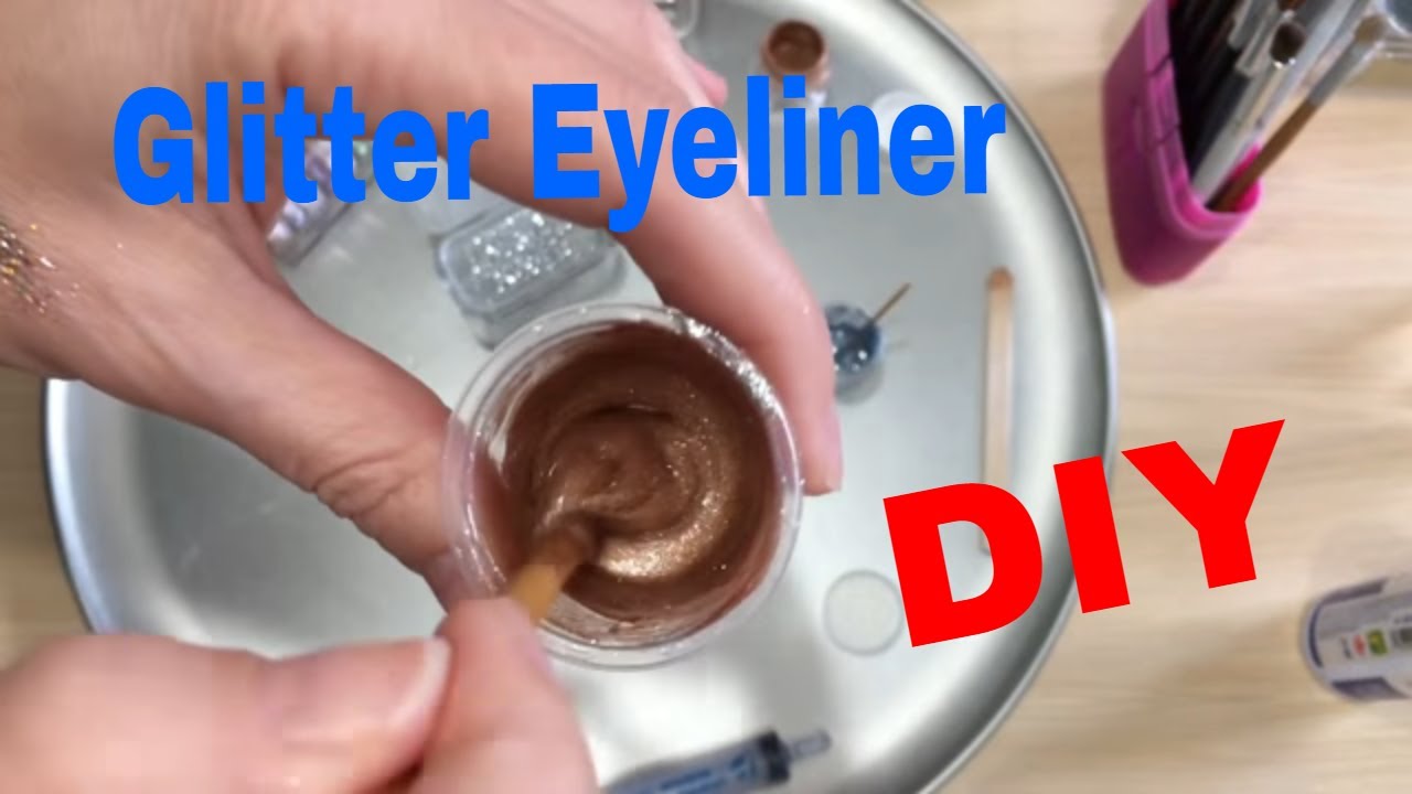 DIY. The Best Glitter Eyeliner  Tutorial Ever!