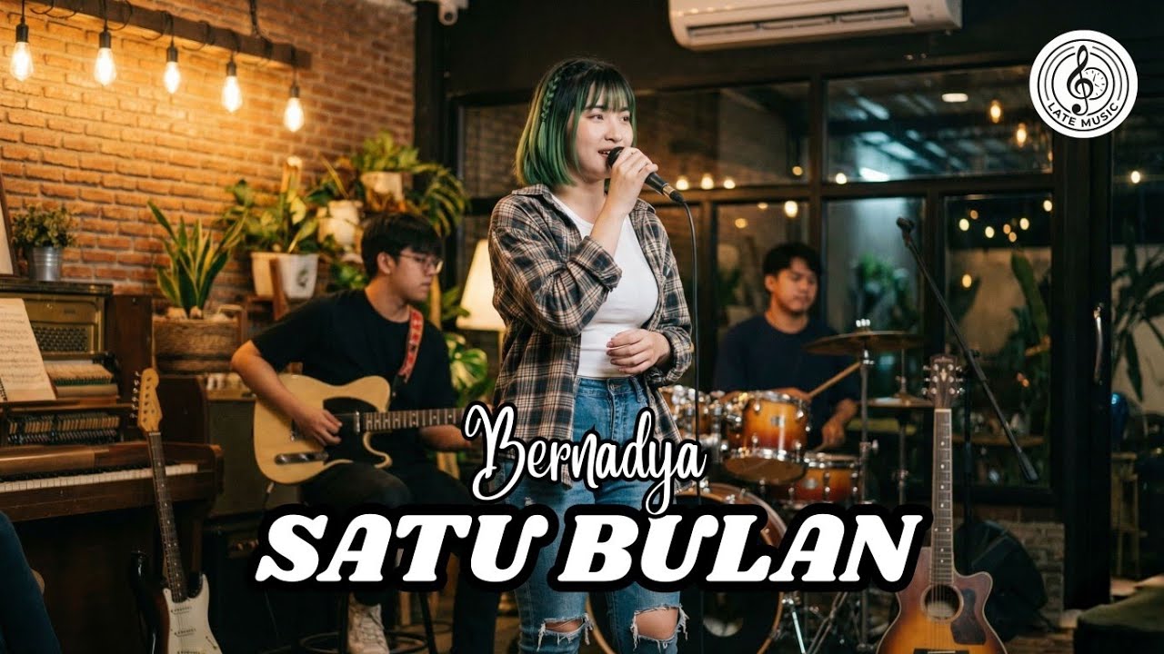 BERNADYA - SATU BULAN (JAZZ POP COVER By Late Music)