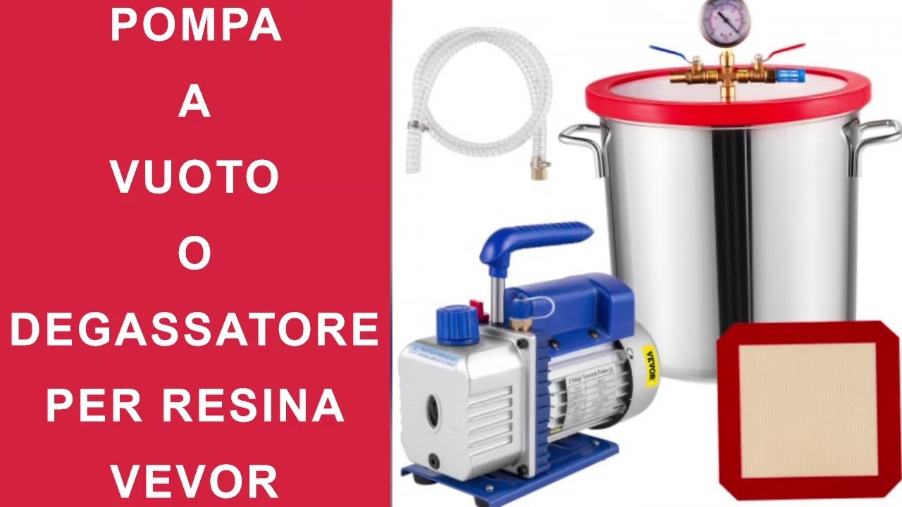 POMPA A VUOTO PER RESINA VEVOR