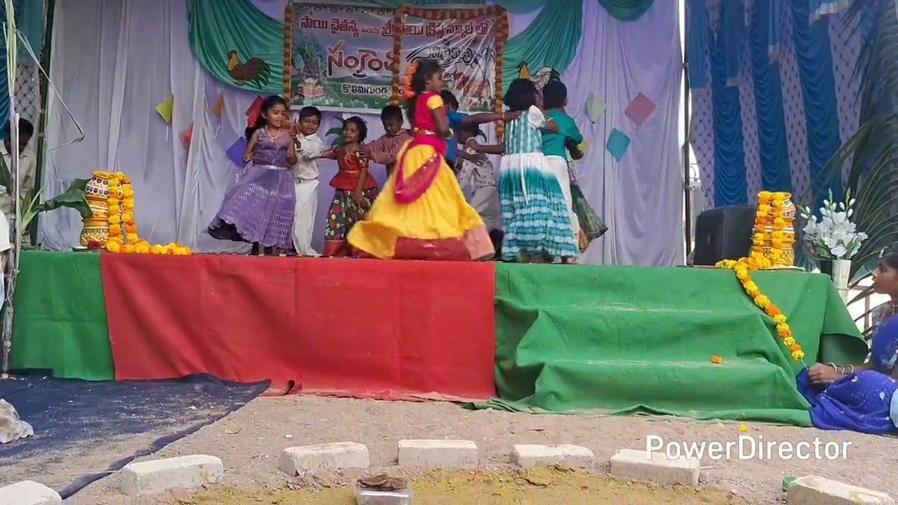 Sai krishna  school #pongal celebrations #dance #kids#easy steps