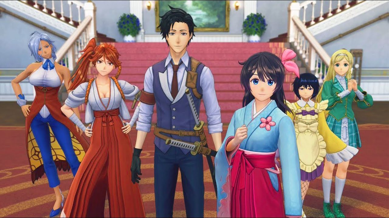 SAKURA WARS - CHRISTMAS NIGHT FERRIS WHEEL DATES WITH ALL GIRLS [ENGLISH, PS4 PRO]