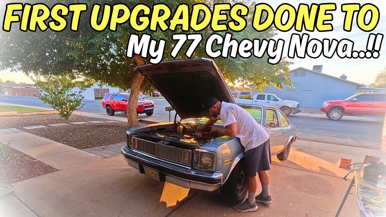 ПЕРВЫЙ ТЕХНИЧЕСКИЙ РЕМОНТ МОЕГО CHEVY NOVA CONCOURS 1977 ГОДА.