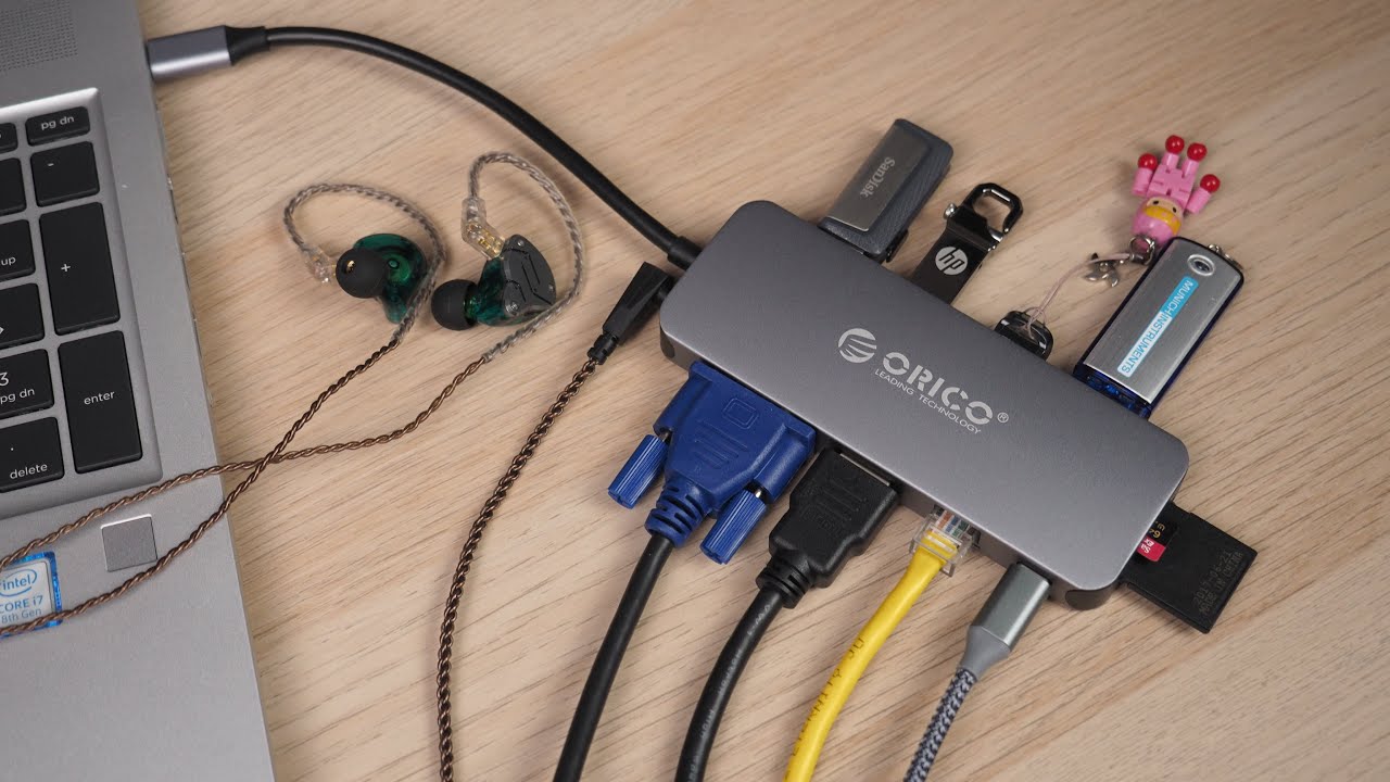 Orico USB-C HUB ตัวเดียวจบ !!