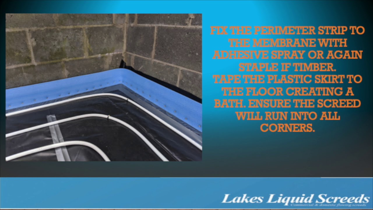 Lakes Liquid Screeds - Preparing your site for a liquid screed