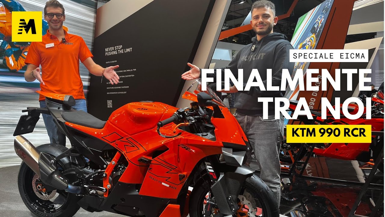 KTM 990 RCR: la sportiva stradale arriva in concessionaria || EICMA 2024