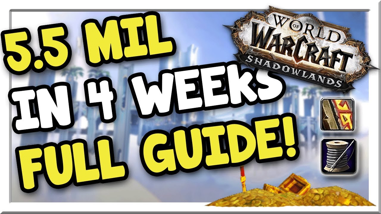 5.5 Million Gold Since Shadowlands! | Complete Gold Breakdown | WoW Gold Making Guide