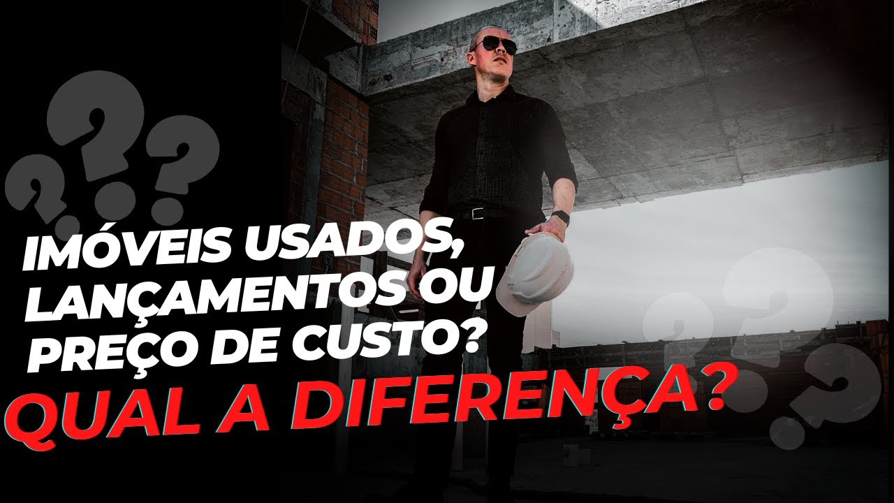 Qual a diferen&ccedil;a entre vender im&oacute;veis usados (terceiros), lan&ccedil;amentos ou pre&ccedil;o de custo?