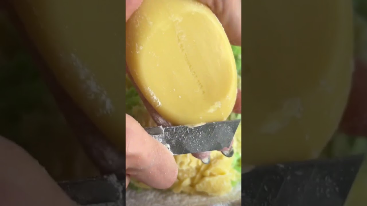 Oddly Satisfying Soap Cutting 🧼 | 100% No Talking #drysoapcuttingasmr #soap_asmr #satisfying #asmr 