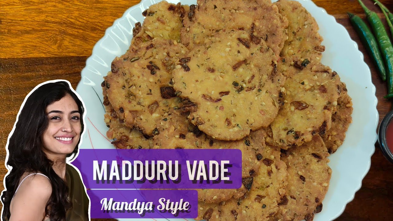 Crispy Maddur Vada at Home | Famous Karnataka Maddur Vade | Crispy & Tasty Snack | Turmeric Tadka 