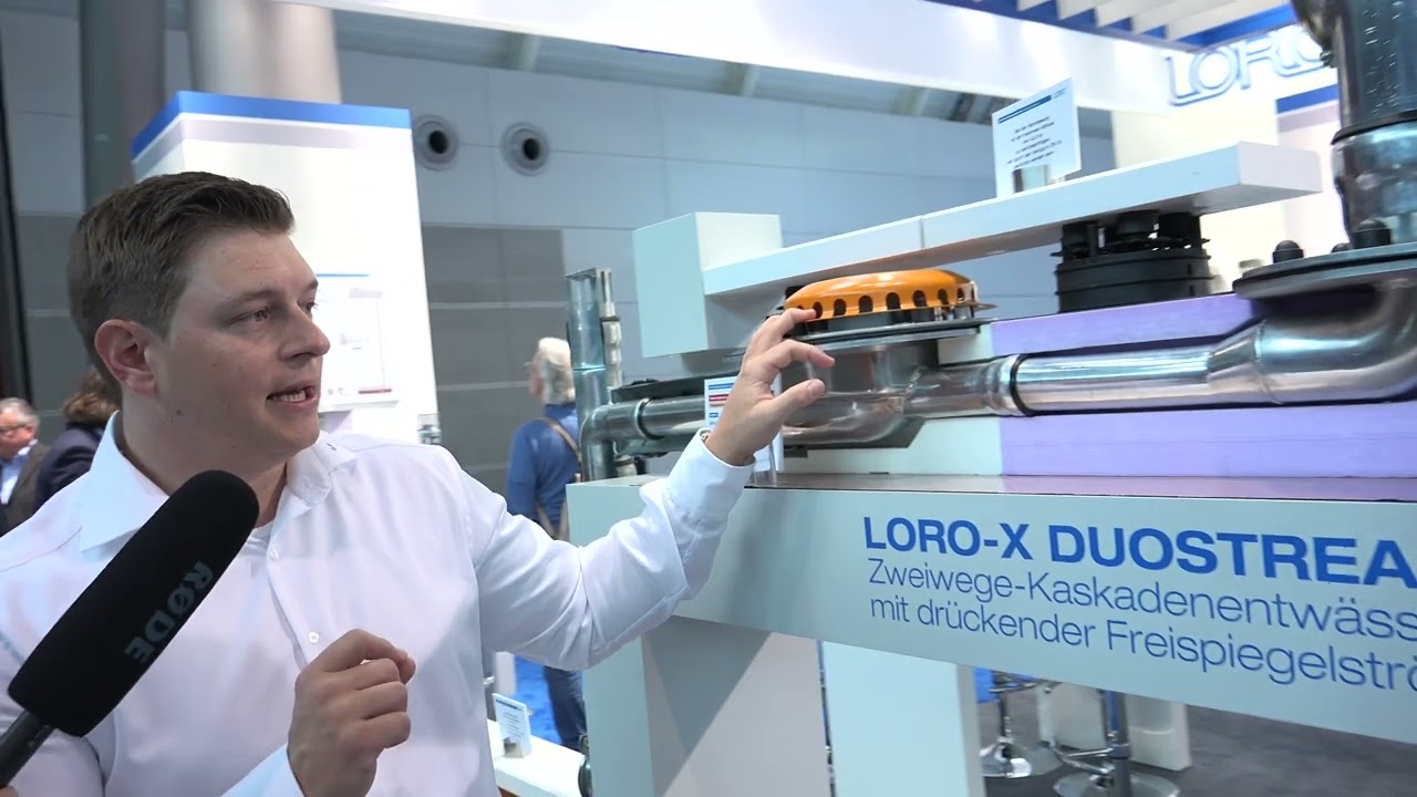 LORO-X DUOSTREAM Kaskadenentwässerung mit Mehrgeschossabläufen