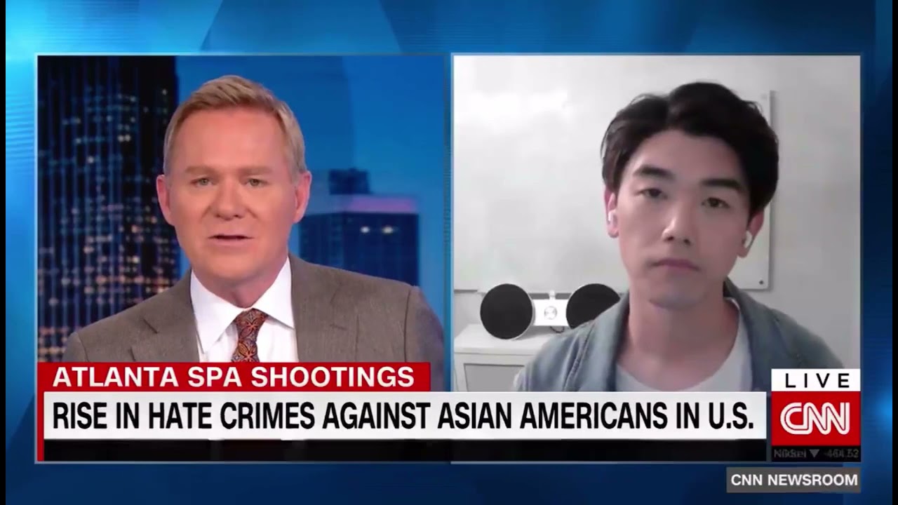 Eric Nam on CNN talking about anti Asian sentiment in America