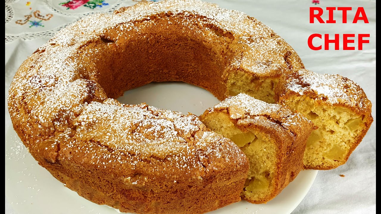 CIAMBELLA ALLE MELE🍎RITA CHEF | Soffice e leggera.