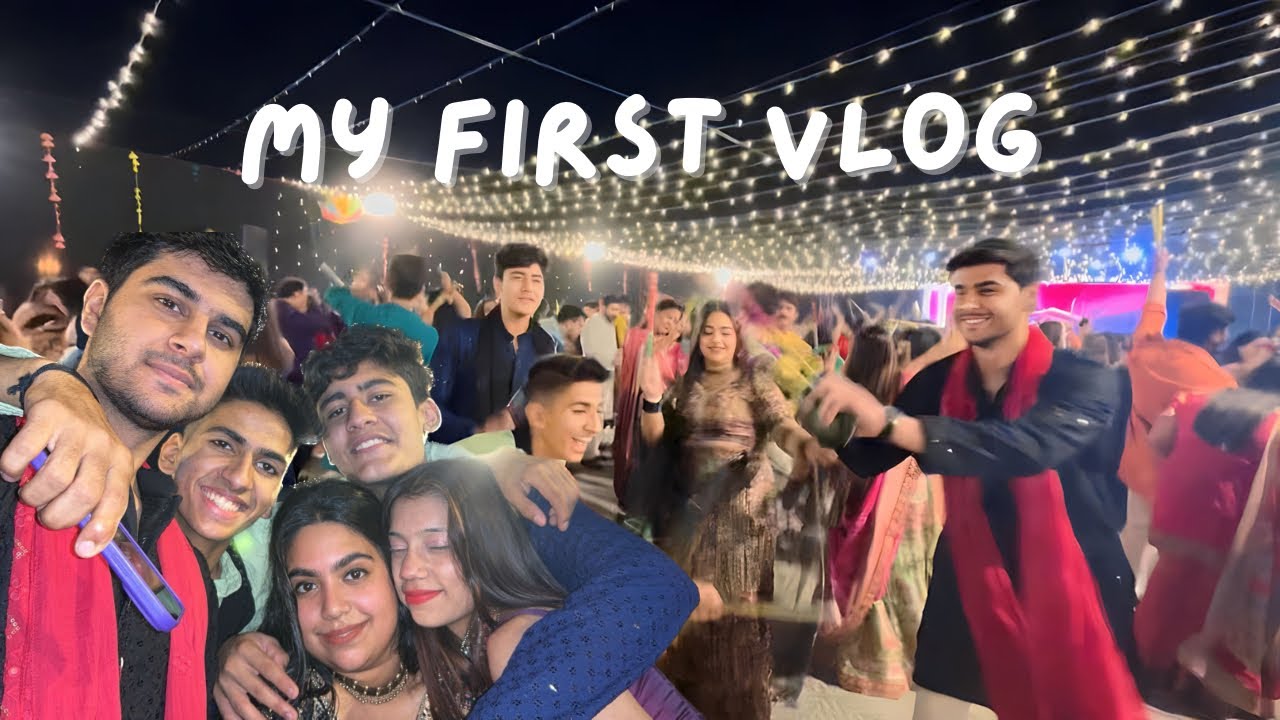 My First Vlog ❤️ | Pacific Mall Dandiya Night