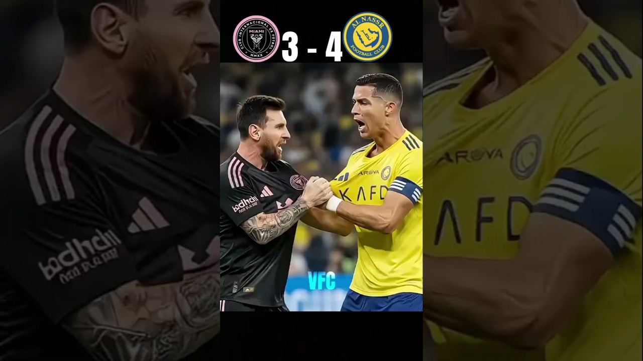 💥 Ronaldo Back From Injury! Al Nassr vs Inter Miami | Crazy Match Highlights#ronaldo #messi