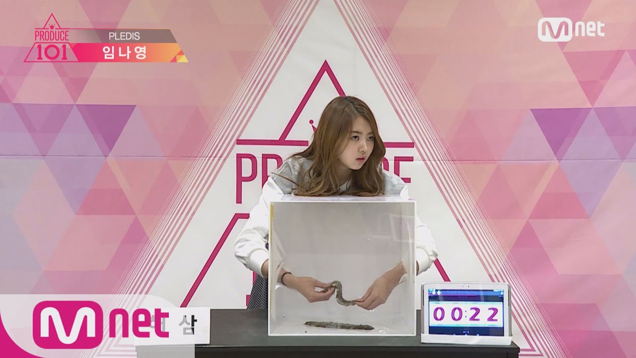 [Produce 101] Pledis_ParkSiyeon, LimNayoung, JungEunwoo, ZhouJieQiong @Hidden Box EP.01 20160122