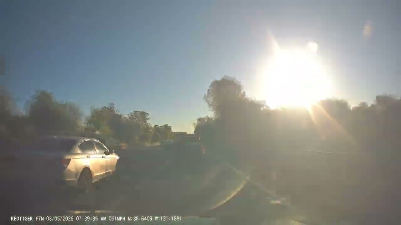 The morning drive!!!!!!!! (Huge accident aftermath on opposite side of freeway)