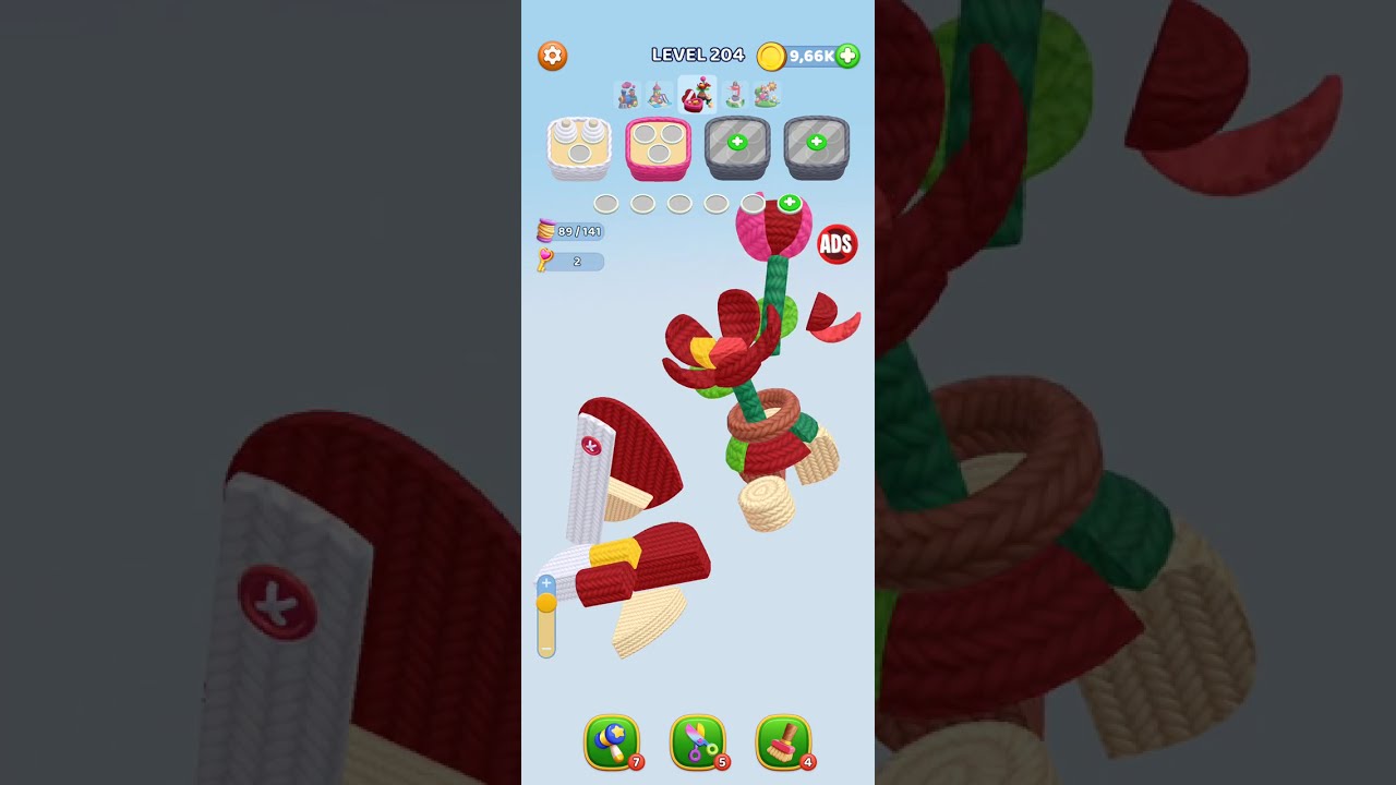 Yarn fever level 204