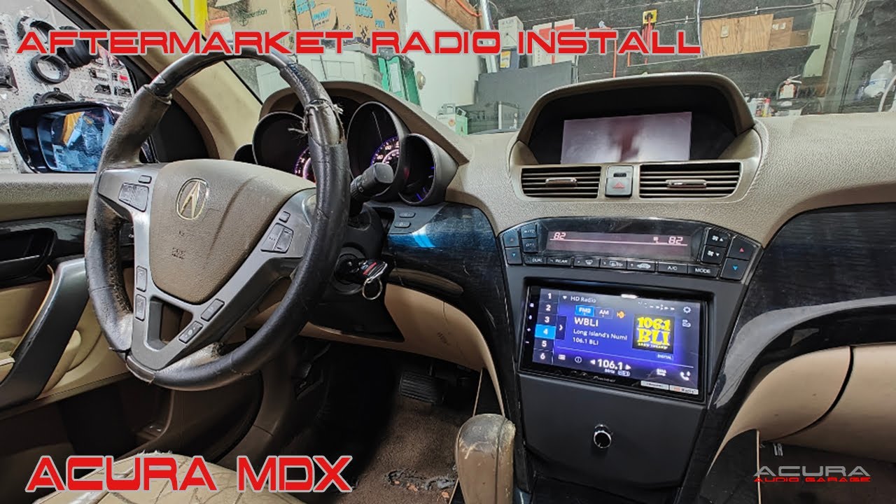 2007 08 09 10 12 2013 Acura MDX Tech Package Navigation Aftermarket Pioneer Radio Install - DIY Pro
