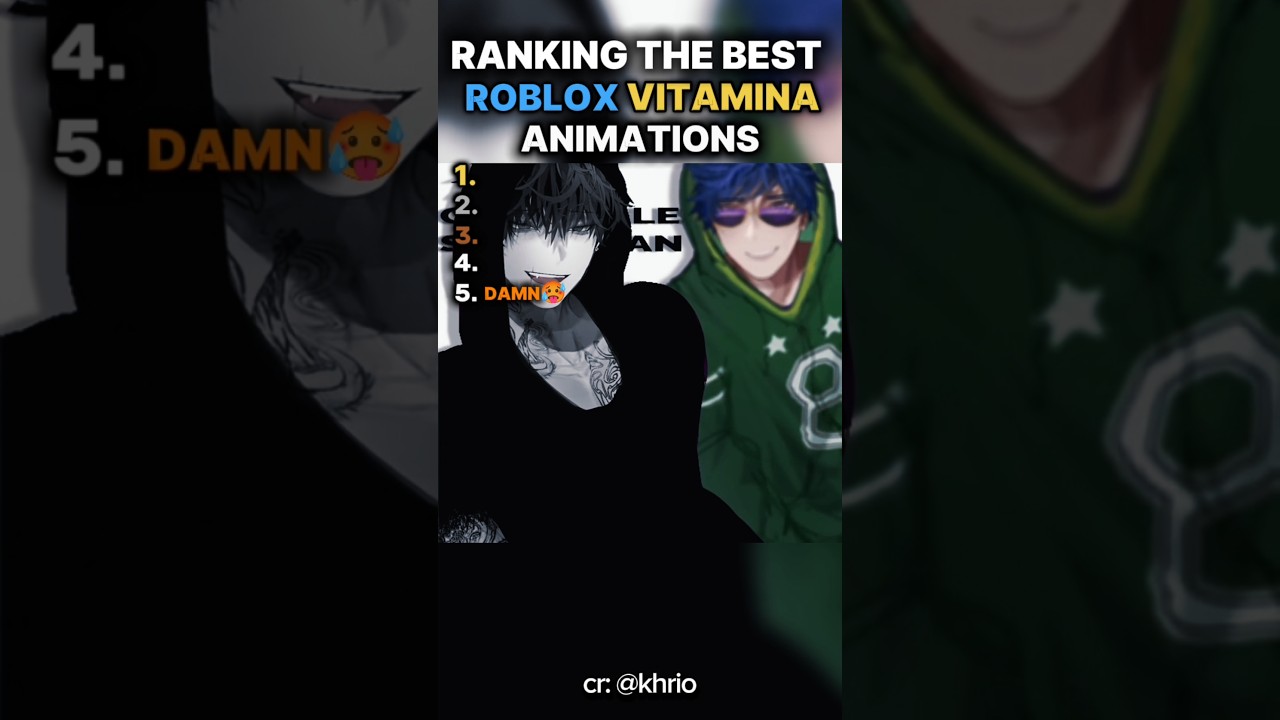 Roblox Vitamina Trend 😏 #roblox #robloxedit #ranking #animation #robloxshorts