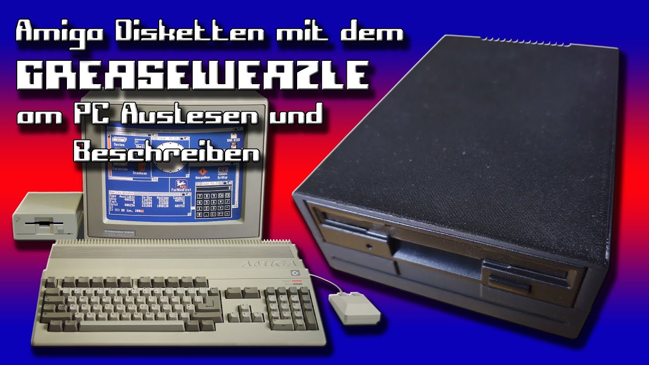 #2388 Amiga Time Special Pt.01: Mit dem Greaseweazle Amiga Disketten am PC Auslesen und Beschreiben!