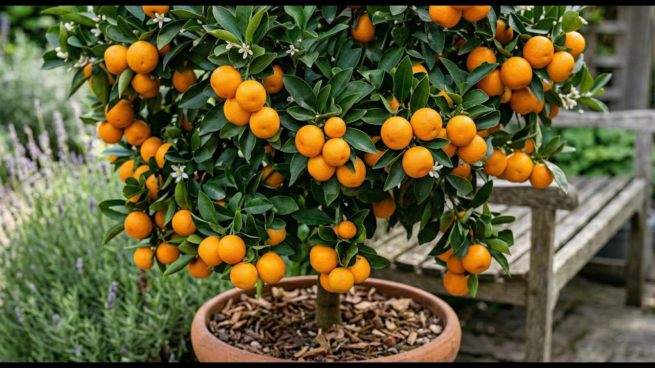 Secret Tips to Produce More Oranges at Home 🌱🍊 (Step-by-Step Guide)mini orange